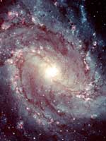 Спиральная Галактика M83 (фото Хаббла)