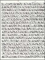 Рустический (Римский) рукописный шрифт