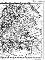Карта Европы из первого издания Британской
Энциклопедии