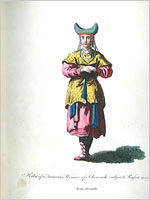 Костюм тартарской женщины-чувашки 1762 года (Джефри)
