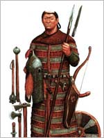 Вооружение армии Чингисхана. Воин