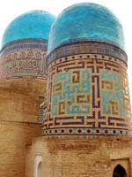 Узбекистан. Самарканд. Свастика на мавзолее Казы-заде-Руми