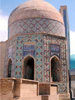 Узбекистан. Самарканд. Свастика на мавзолее Ширин-Бика-Ака