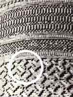 Узбекистан. Бухара. Свастичный орнамент на минарете Калян