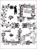 Календарь Майя в виде свастики
