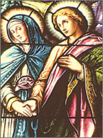 Радан со своей матерью, Ведуньей Марией, после гибели Радомира. Иллюстрация из книги Светланы Левашовой «Откровение»