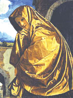 Скорбящая Магдалина в пещерах. Иллюстрация из книги Светланы Левашовой «Откровение»