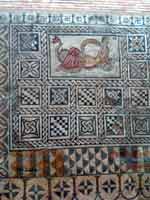 Мозаичный пол на «римской» вилле в Мериде (Merida, Extremadura), западная Испания