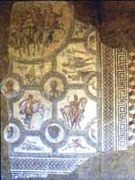 Мозаичный пол на «римской» вилле в Эсихе (Ecija, Andalucia), юг Испании