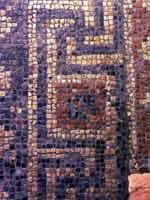 Мозаика в «римском» городе Бат, графство Сомерсет, юго-запад Англии (Bath, Somerset)