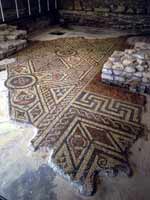 Мозаика на «римской» вилле в Норслее, графство Оксфордшир, юг Англии (North-Leigh, Oxfordshire)