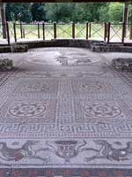 Мозаика на «римской» вилле в Литлкоте, графство Вилтшир, юго-запад Англии (Littlecote,Wiltshire)
