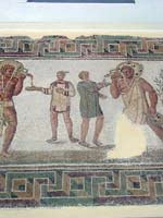 Мозаика со славяно-арийскими символами из музея Бардо, Тунис