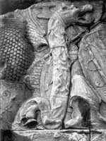 Сарматский дракон на колонне Траяна в Риме