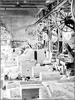 Промышленное производство «античного» декора в Портленде, 1930 г.
